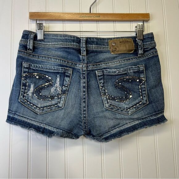 Silver size 28 "Courtney" shorts! - Picture 3 of 13